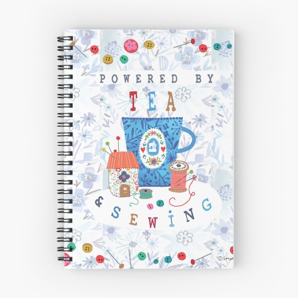 Item preview, Powered by Tea and Sewing designed and sold by Steph Thannhauser.
