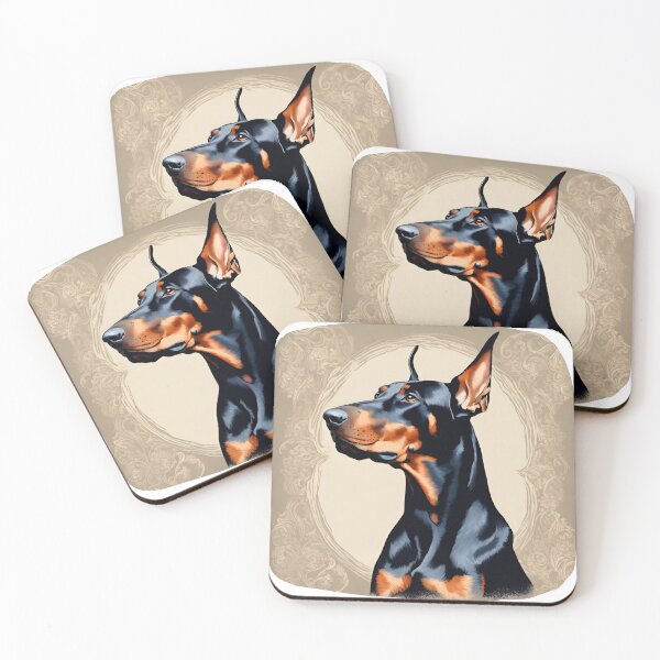 Item preview, Black Natural Ear Doberman designed and sold by Ruslanov7.