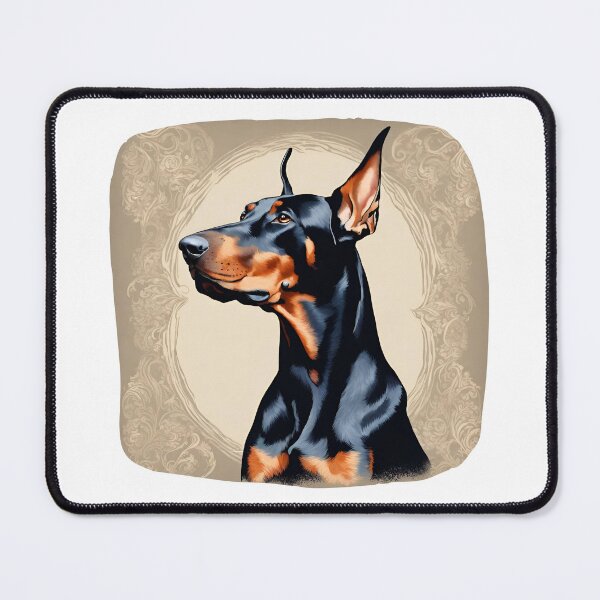 Item preview, Black Natural Ear Doberman designed and sold by Ruslanov7.