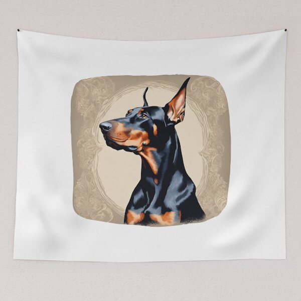 Item preview, Black Natural Ear Doberman designed and sold by Ruslanov7.