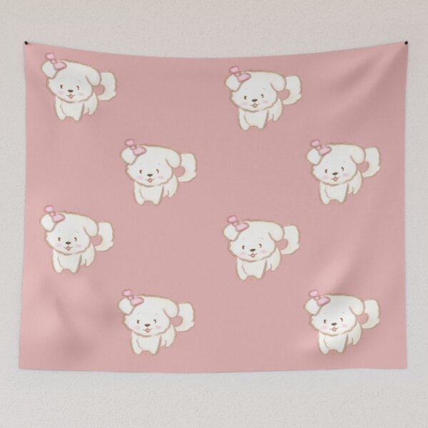 Item preview, dog cute chibi pet bow pink  designed and sold by somishii.