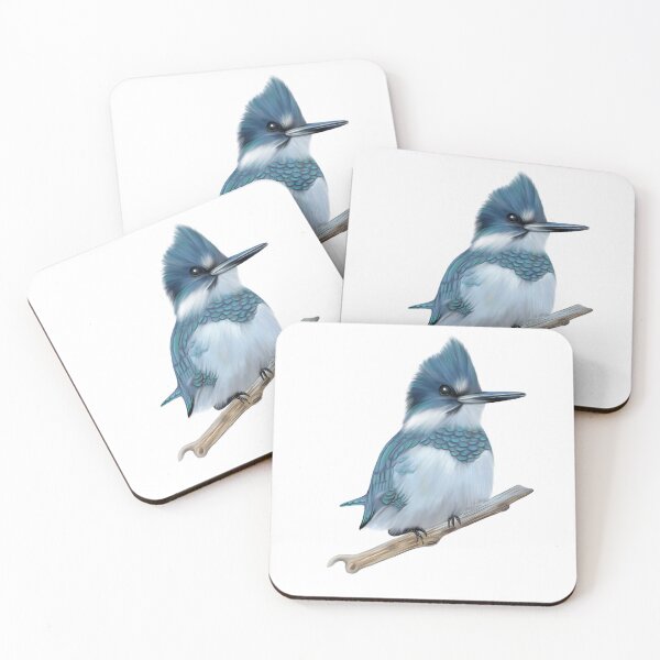 Item preview, Belted Kingfisher designed and sold by Wondersofwhimsy.