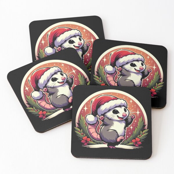Item preview, Dancing Christmas Opossum designed and sold by Azrora.