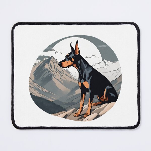 Item preview, Black Natural Ear Doberman designed and sold by Ruslanov7.
