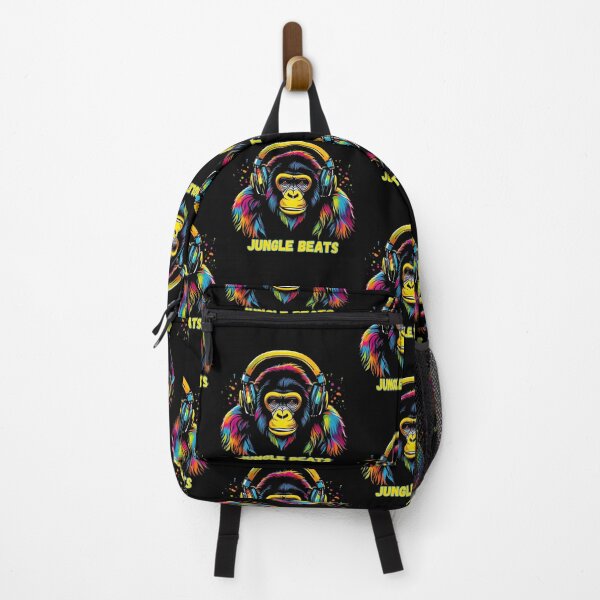 Item preview, Jungle rhythms, gorilla with headphones designed and sold by YolaShopOnline.