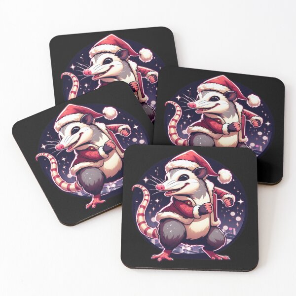 Item preview, Dancing Christmas Opossum designed and sold by Azrora.