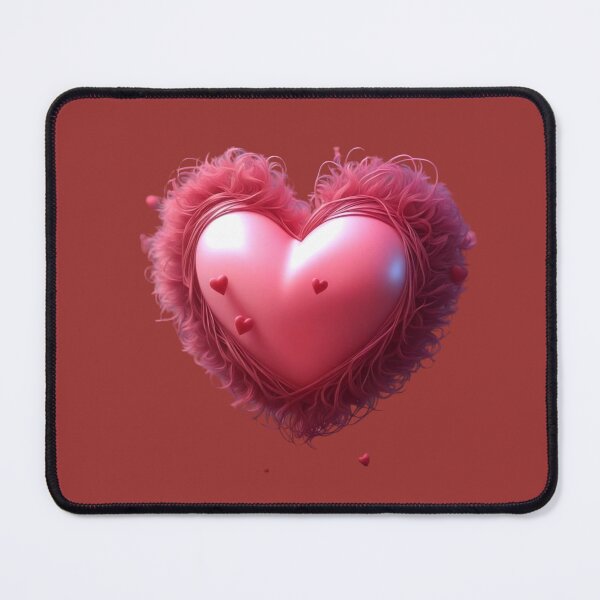Item preview, Cute Fuzzy Pink Heart designed and sold by Digiheart.