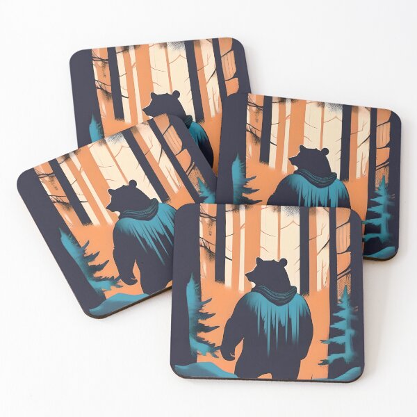 Item preview, Bear Hiking in Woods designed and sold by Planetporridge.