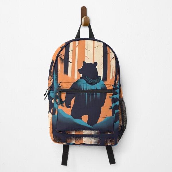 Item preview, Bear Hiking in Woods designed and sold by Planetporridge.