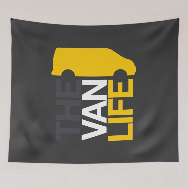 Item preview, the van life logo: Grey Yellow designed and sold by robnoble.
