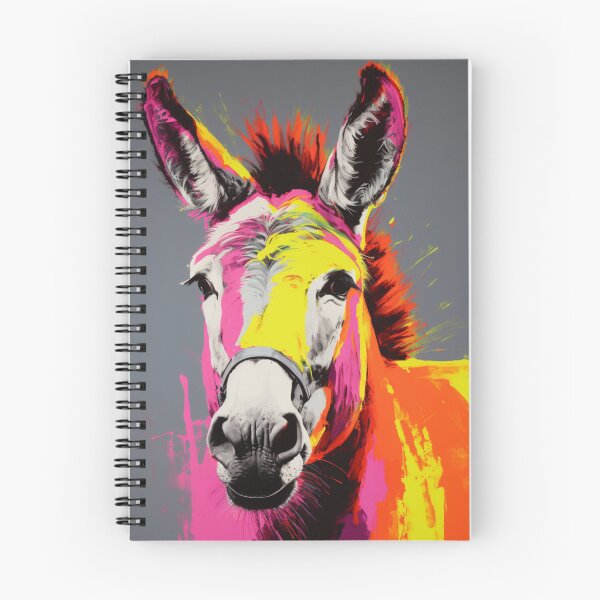 Item preview, Paint Splash Donkey Neon Colours designed and sold by whitecat23.