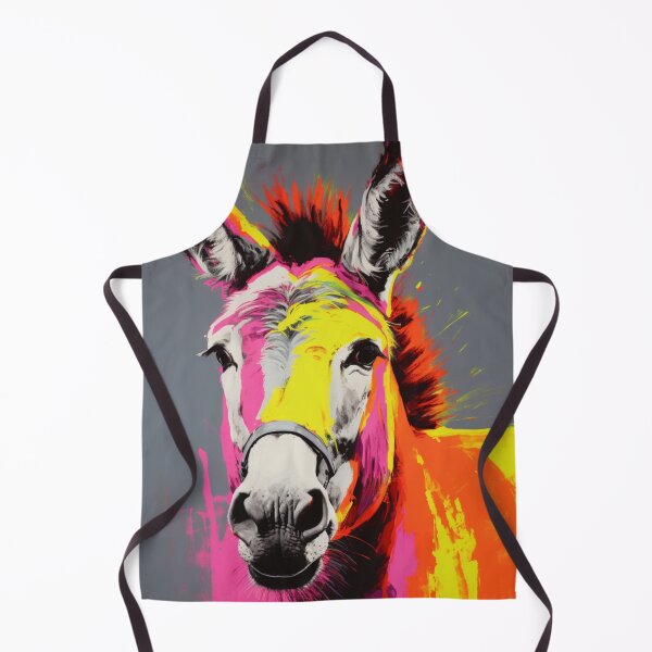 Item preview, Paint Splash Donkey Neon Colours designed and sold by whitecat23.