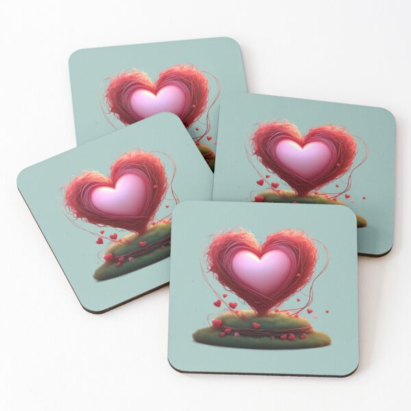 Item preview, Cute Fuzzy Pink Heart  designed and sold by Digiheart.