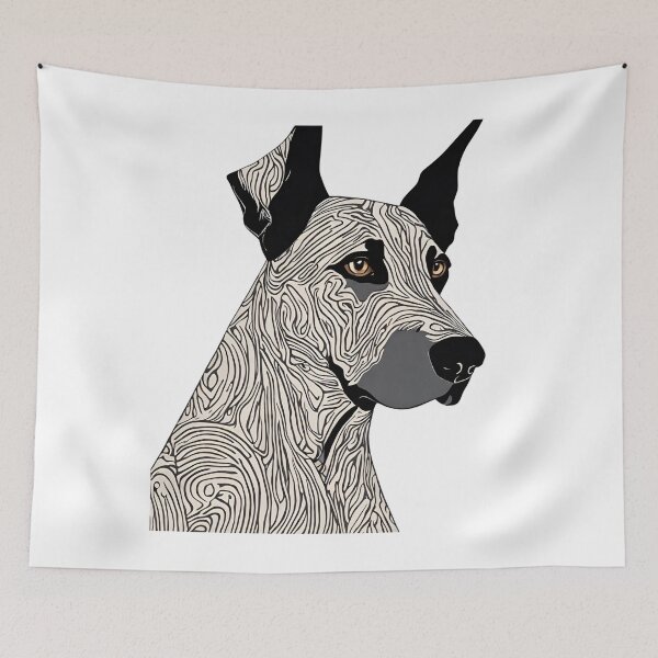 Item preview, Black Natural Ear Doberman designed and sold by Ruslanov7.