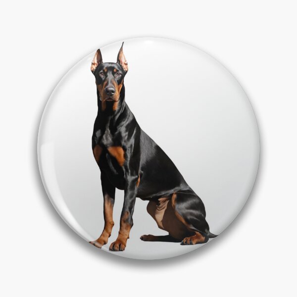 Item preview, Black Natural Ear Doberman designed and sold by Ruslanov7.