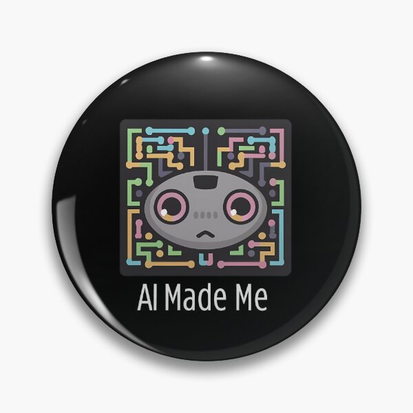 Item preview, Tech Charm: AI Made Me designed and sold by SlickCity.