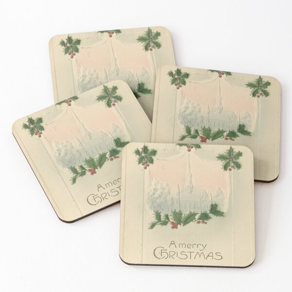 Item preview, Christmas vintage church designed and sold by HistoriAnaPrint.