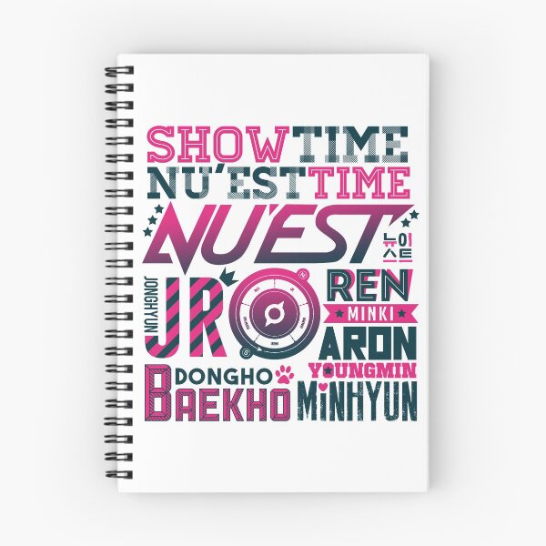 Item preview, NU'EST Font Collage (Deep Teal and Vivid Pink ver.) designed and sold by skeletonvenus.