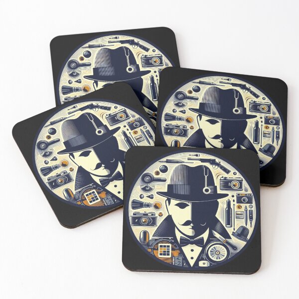 Item preview, Detective in minimalist style designed and sold by Azrora.