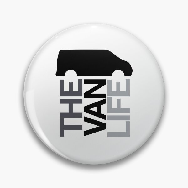 Item preview, the van life logo: Black Grey designed and sold by robnoble.