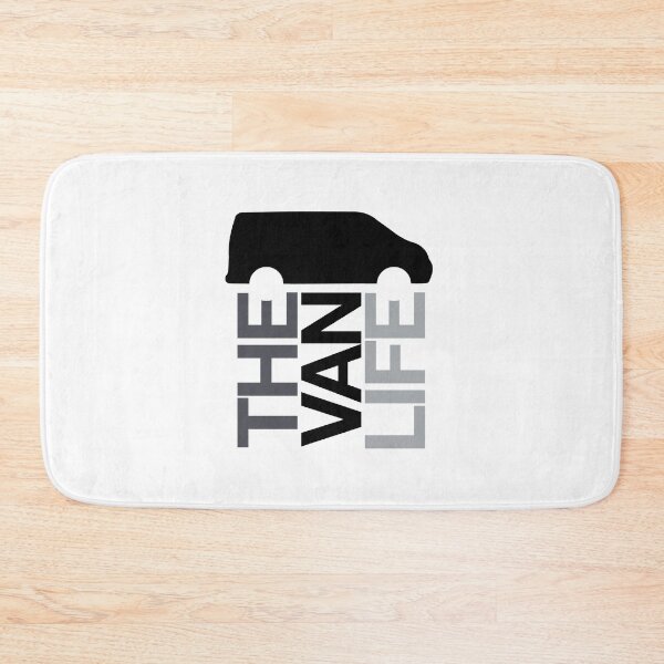 Item preview, the van life logo: Black Grey designed and sold by robnoble.