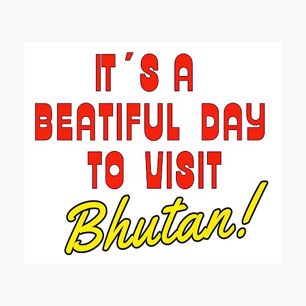 Item preview, Bhutan Asia.   Gift Ideas For The Travel Enthusiast. designed and sold by LindaLG.