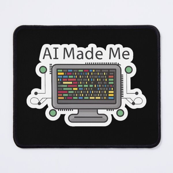 Item preview, Techie Charm - AI Made Me designed and sold by SlickCity.