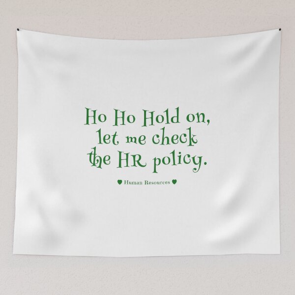 Item preview, Human Resources Christmas Policy Check designed and sold by MEWRCH.