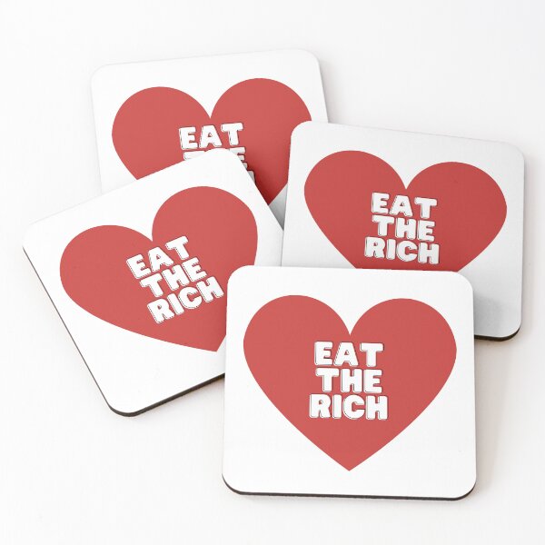 Item preview, Eat The Rich Red Heart designed and sold by NimuehArt.