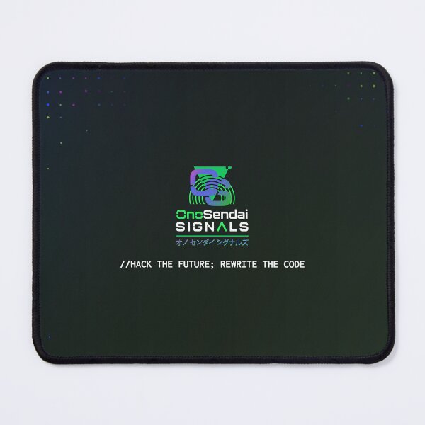 Item preview, Ono Sendai Signal Desk Mat and Mouse Pad designed and sold by HoneyHue.