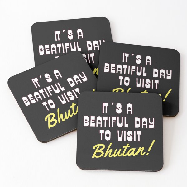 Item preview,  Bhutan Asia. White text.  Gift Ideas For The Travel Enthusiast. designed and sold by LindaLG.