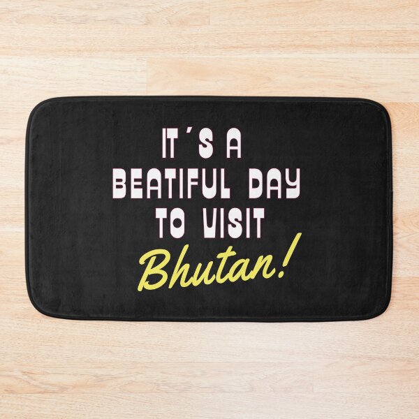 Item preview,  Bhutan Asia. White text.  Gift Ideas For The Travel Enthusiast. designed and sold by LindaLG.
