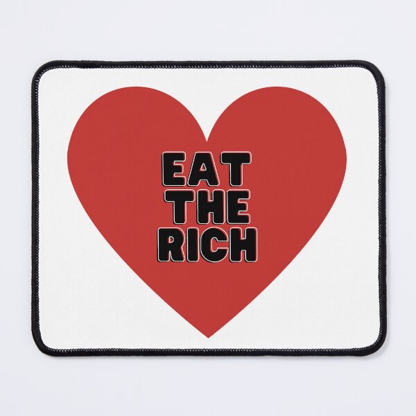 Item preview, Eat The Rich Red Heart designed and sold by NimuehArt.