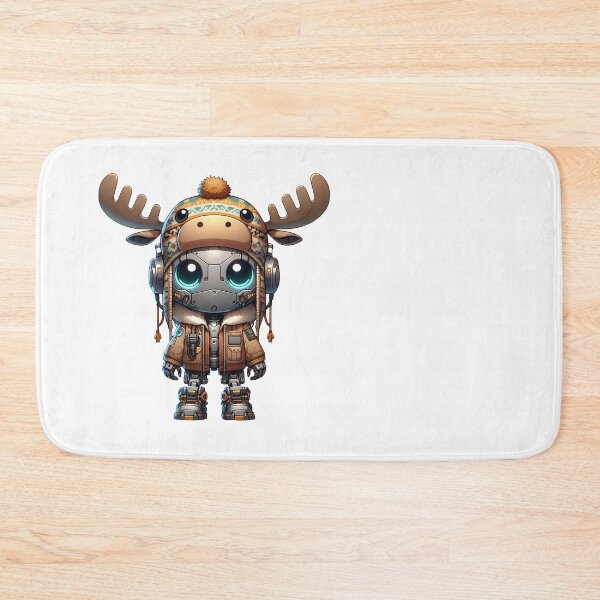 Item preview, Cute Cyberpunk Robot Moose! designed and sold by kukamatsu.
