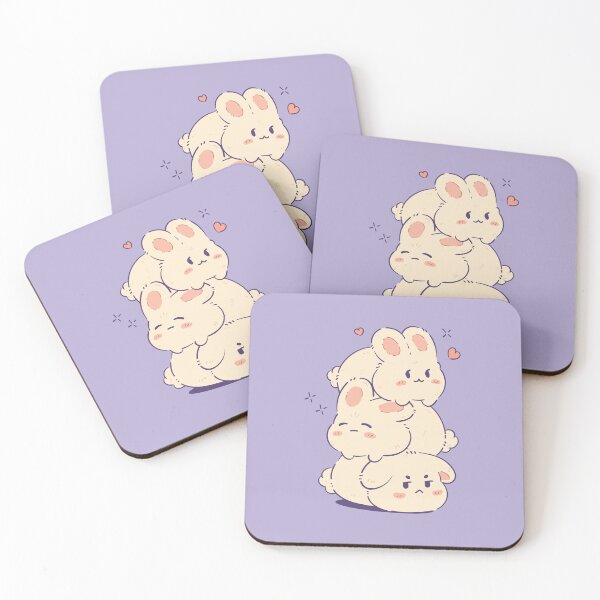 Item preview, Cute Bunny Stack | Purple designed and sold by ModesaDraw.