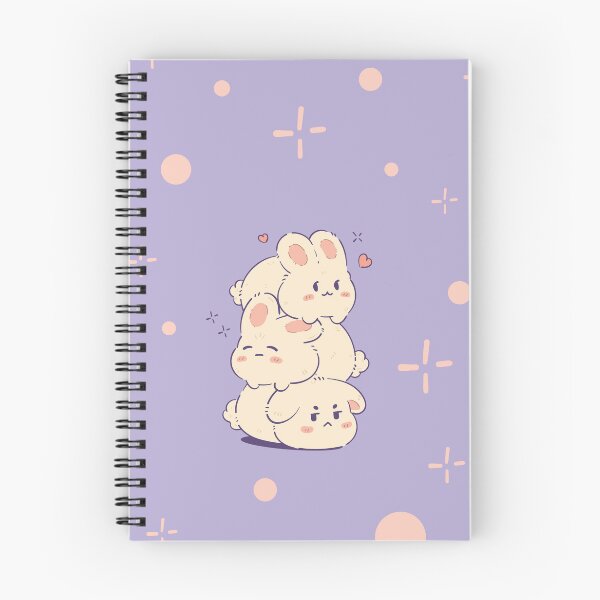 Item preview, Cute Bunny Stack | Purple designed and sold by ModesaDraw.