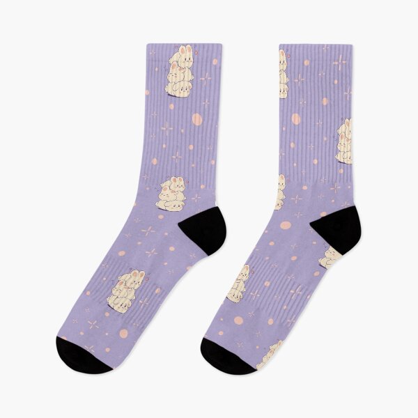 Item preview, Cute Bunny Stack | Purple designed and sold by ModesaDraw.