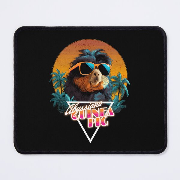 Item preview, Retro Wave Abyssinia Guinea Pig Vibes Shirt designed and sold by RedDesignSyc.