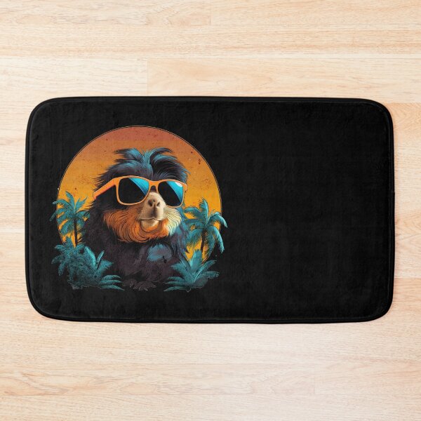 Item preview, Retro Wave Abyssinia Guinea Pig Shirt designed and sold by RedDesignSyc.