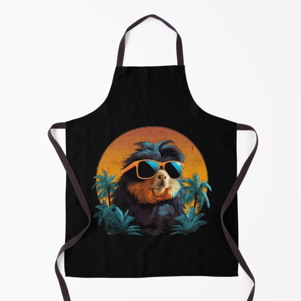 Item preview, Retro Wave Abyssinia Guinea Pig Shirt designed and sold by RedDesignSyc.
