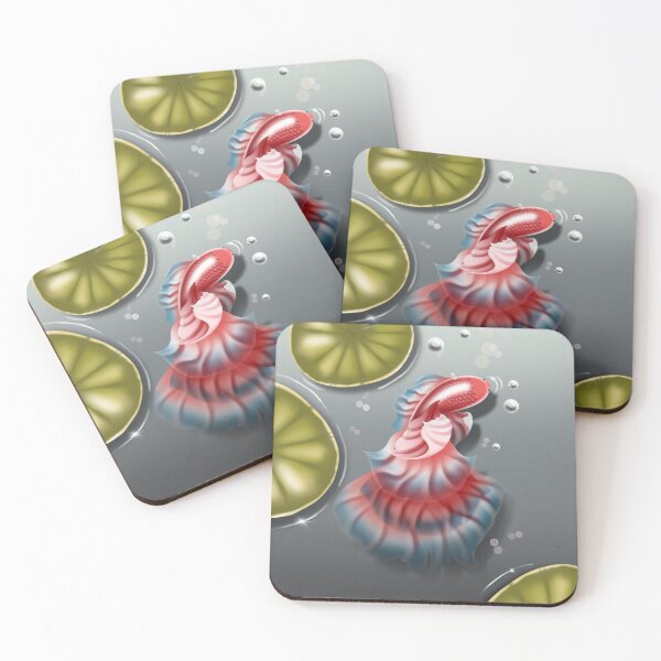 Item preview, Fish and Lotus Leaves designed and sold by LJArtworkDesign.