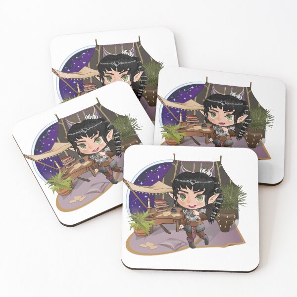 Item preview, Shadowheart Chibi at Camp Baldur's Gate 3 designed and sold by nuwandafoer.