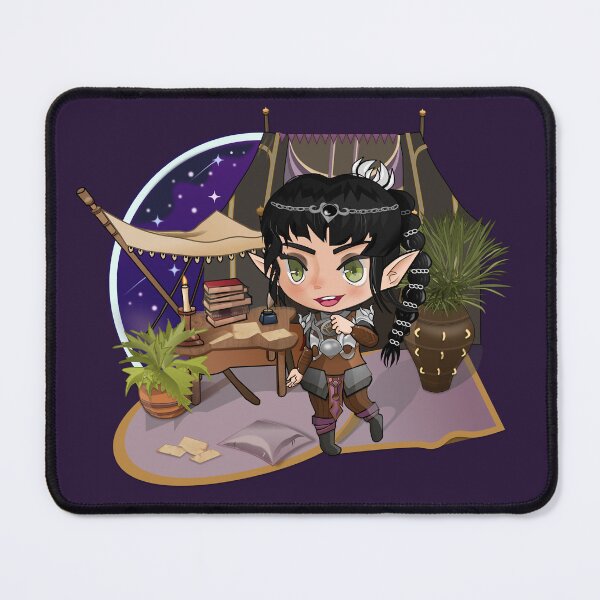 Item preview, Shadowheart Chibi at Camp Baldur's Gate 3 designed and sold by nuwandafoer.