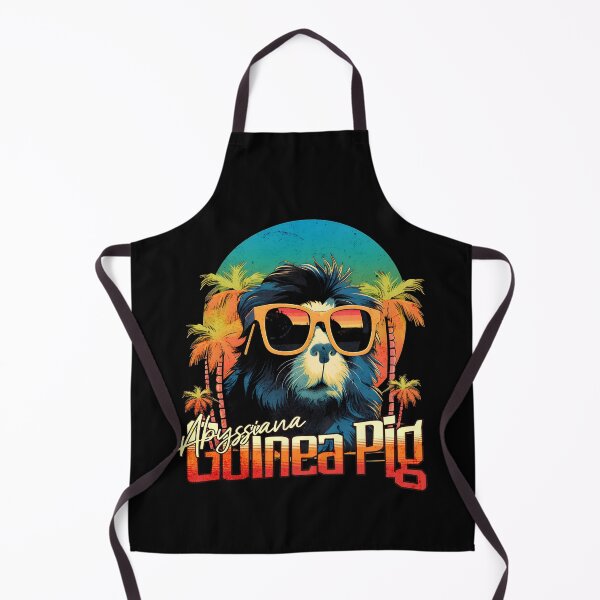 Item preview, Retro Wave Abyssinia Guinea Pig Miami Shirt designed and sold by RedDesignSyc.