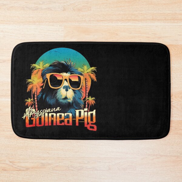 Item preview, Retro Wave Abyssinia Guinea Pig Miami Shirt designed and sold by RedDesignSyc.
