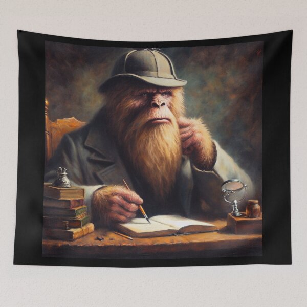 Item preview, Bigfoot Sherlock Holmes designed and sold by CrankyOldDude.