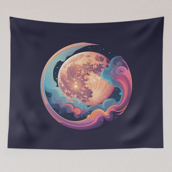 Item preview, fantasy purple moon designed and sold by MartaOlgaKlara.