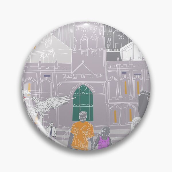 Item preview, Malvern UK Skyline Hills Illustration designed and sold by Elluse.
