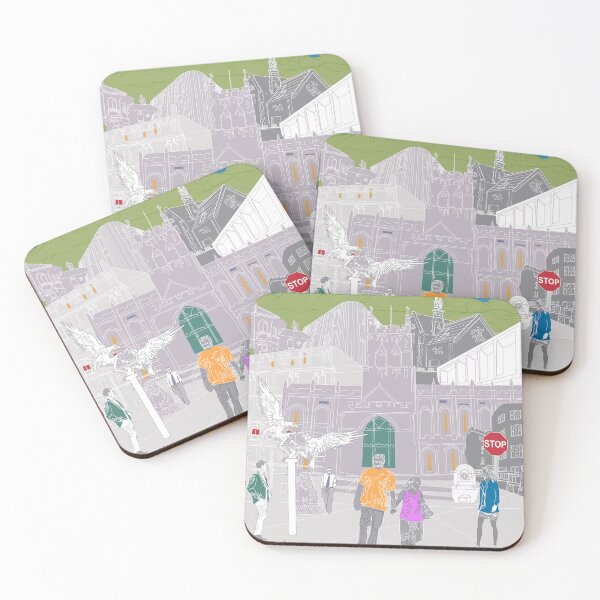 Item preview, Malvern UK Skyline Hills Illustration designed and sold by Elluse.