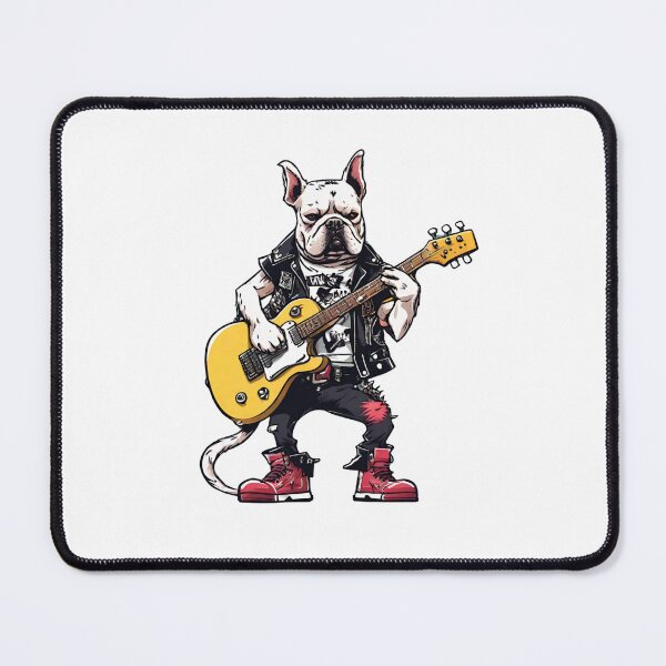 Item preview, PERRO PUNK ROCK 2– perro rockero – perro rock – perro guitarrista  designed and sold by Musicians-world.